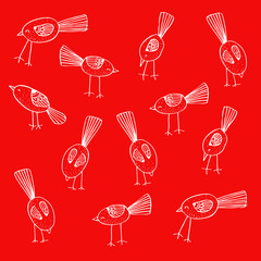 Cute Birds pattern