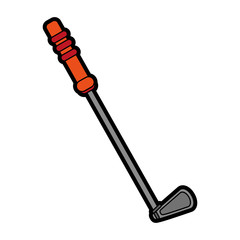 club golf related icon image vector illustration design 