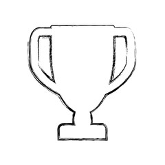 prize cup trophy pictogram vector icon illustration graphic design