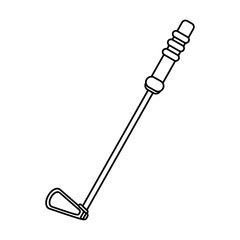 club golf related icon image vector illustration design 