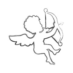 cupid love valentine vector icon illustration graphic design