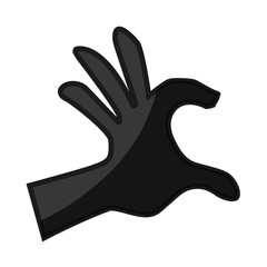 hands heart shape vector icon illustration graphic design