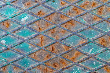 Abstract colorful rusty metal background, rusty metal texture