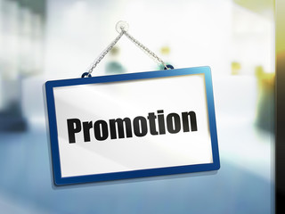 promotion text sign