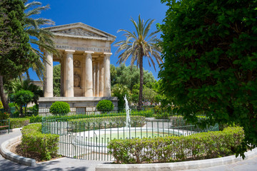 Fototapeta na wymiar Lower Barrakka Gardens, Malta