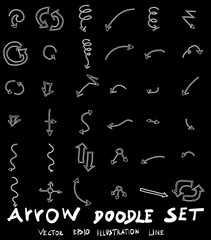 arrow doodle set
