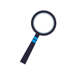 magnifier glass zoom search image vector illustration