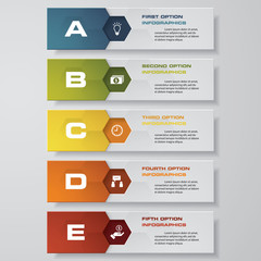 Design clean number banners template/graphic or website layout. Vector.