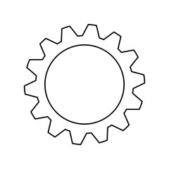 gear machinery engine vector icon illustration graphic design