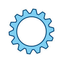 gear machinery engine vector icon illustration graphic design