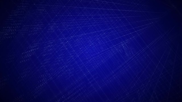 Abstract hacker text and grid.Futuristic technological background.Type1 Blue  color. 