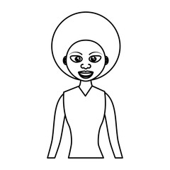 female woman adult young vector icon illustration