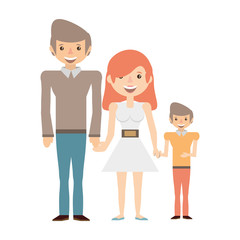 Obraz na płótnie Canvas couples family son vector icon illustration graphic design