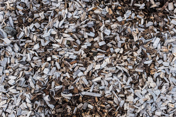 woodchips used for playground