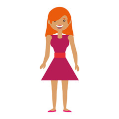 woman adult young vector icon illustration design