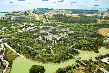 Gordijnen Garden by the Bay in Singapore © Daco