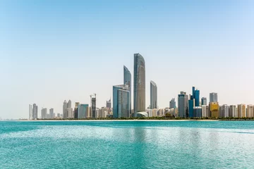 Foto op Canvas Abu Dhabi cityscape in UAE © Daco