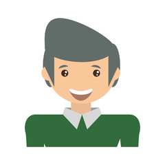 adult male avatar vector icon illustration design