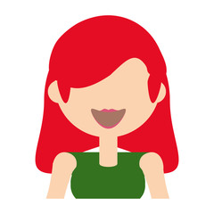 woman adult young vector icon illustration design