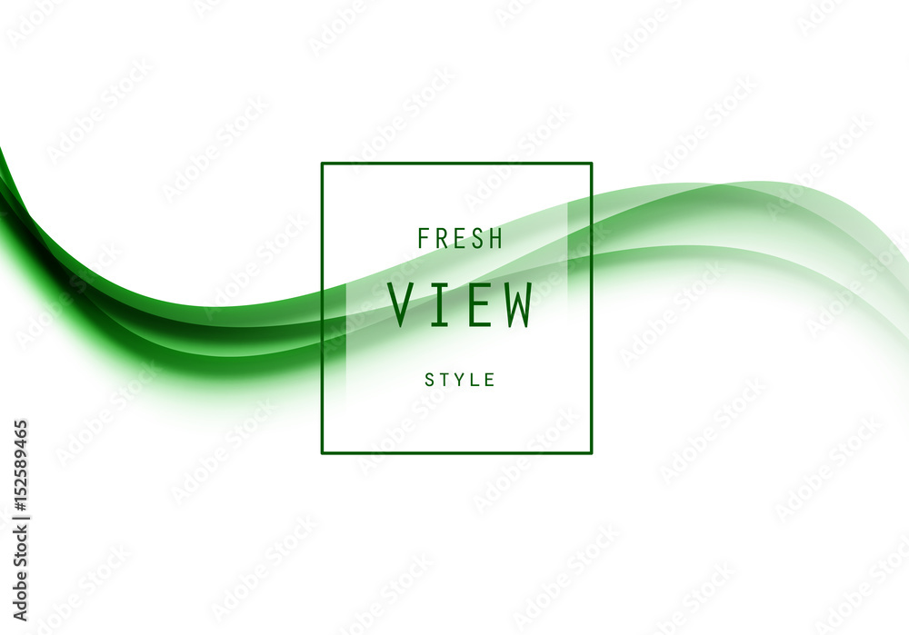 Poster abstract smooth design template
