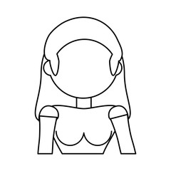 woman adult young vector icon illustration design