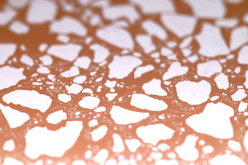 Oil spreading on the water