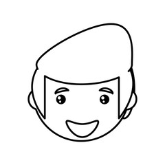 Obraz na płótnie Canvas adult male head vector icon illustration design