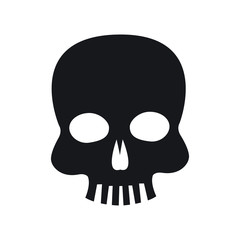 skull piracy virus technology concept vector illustration