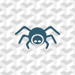 spider icon stock vector illustration flat design