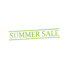 SUMMER SALE stamp sign