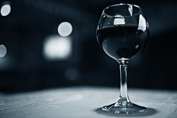 glass alcohol background blur concept