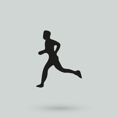 Fototapeta na wymiar running Man icon
