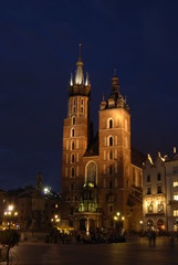 Fototapeta na wymiar Krakow, Kosciol Mariacki.