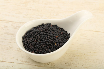 Black lentils