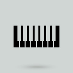 Obraz premium piano icon