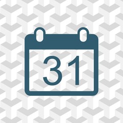 calendar icon stock vector illustration flat design