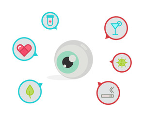 Eye vector illustration