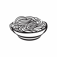 The dish in which wheat spaghetti with red sauce