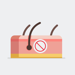 Skin vector illustration