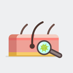 Skin vector illustration
