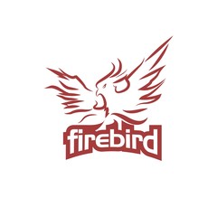 Obraz premium Fire Bird Logo
