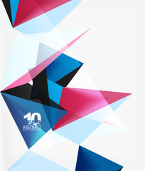 3d triangles geometric vector