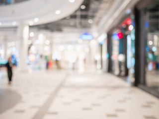 Abstract blur  shopping mall and retails store interior for background