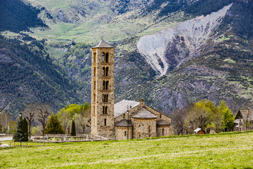 Spain Catalonia Bohi-Valley Romanesque church.