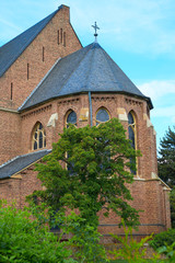 Fototapeta premium Churches at the Roman Way, Germany, Eifel, Wollersheim