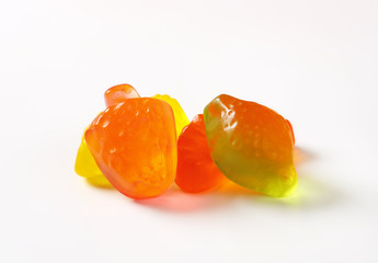 Gummy fruit candy