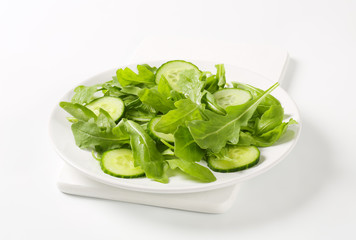 Rocket and cucumber salad