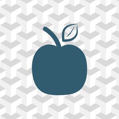 apple icon stock vector illustration flat design