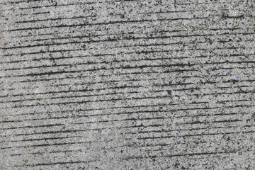 Cement floor in garden