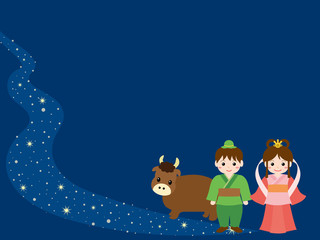 七夕　背景素材